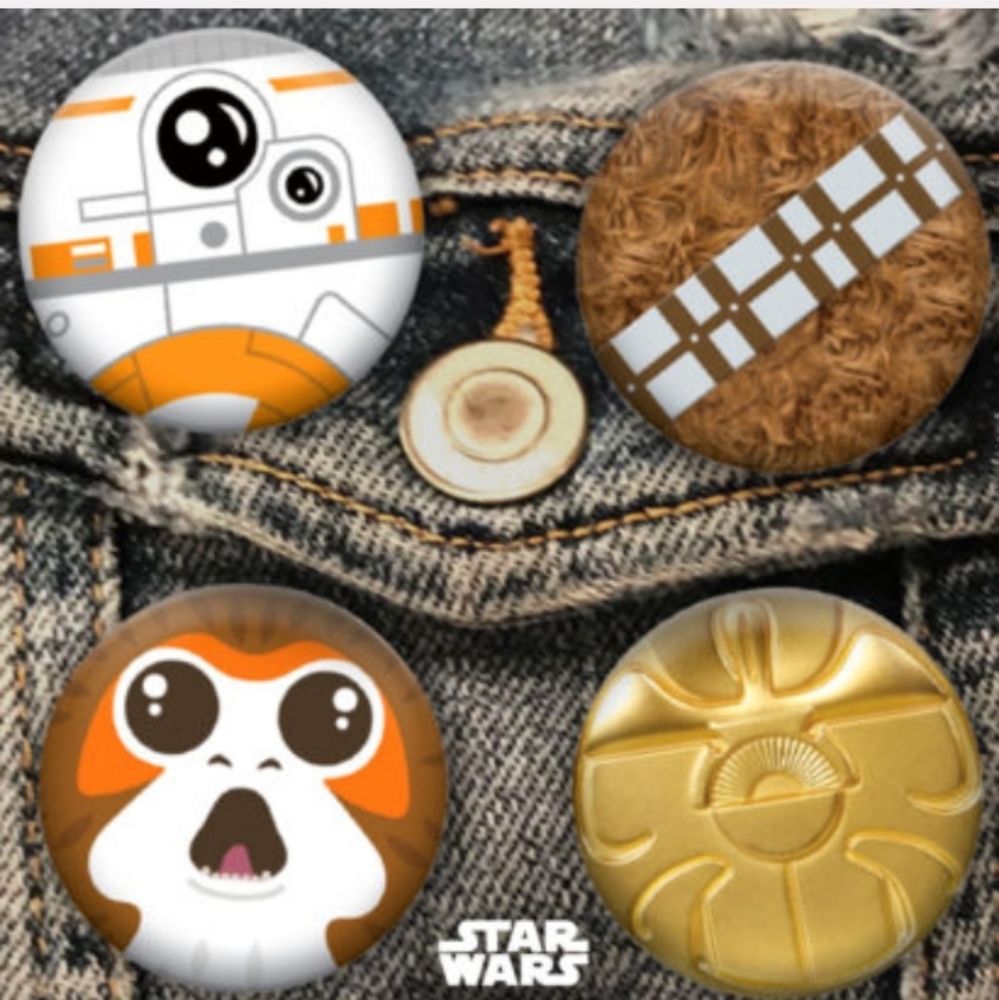 Hallmark made the 4th be with you Star Wars collector's pins
